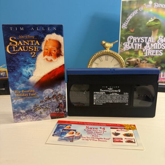 Santa Clause 2 VHS Tim Allen 2002 Holiday Classic Family Fantasy Nostalgic Tape - Picture 3 of 3